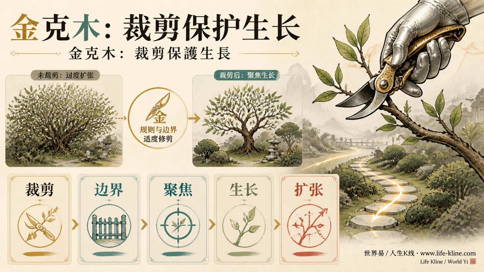 金克木调节图说明裁剪边界聚焦保护生长扩张