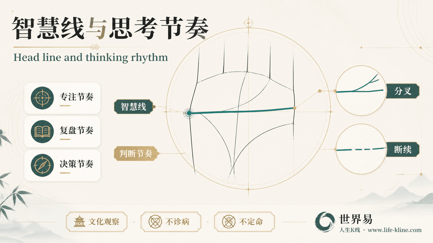 智慧线与思考节奏手相图解,面向英国欧洲华人的掌纹文化观察边界说明