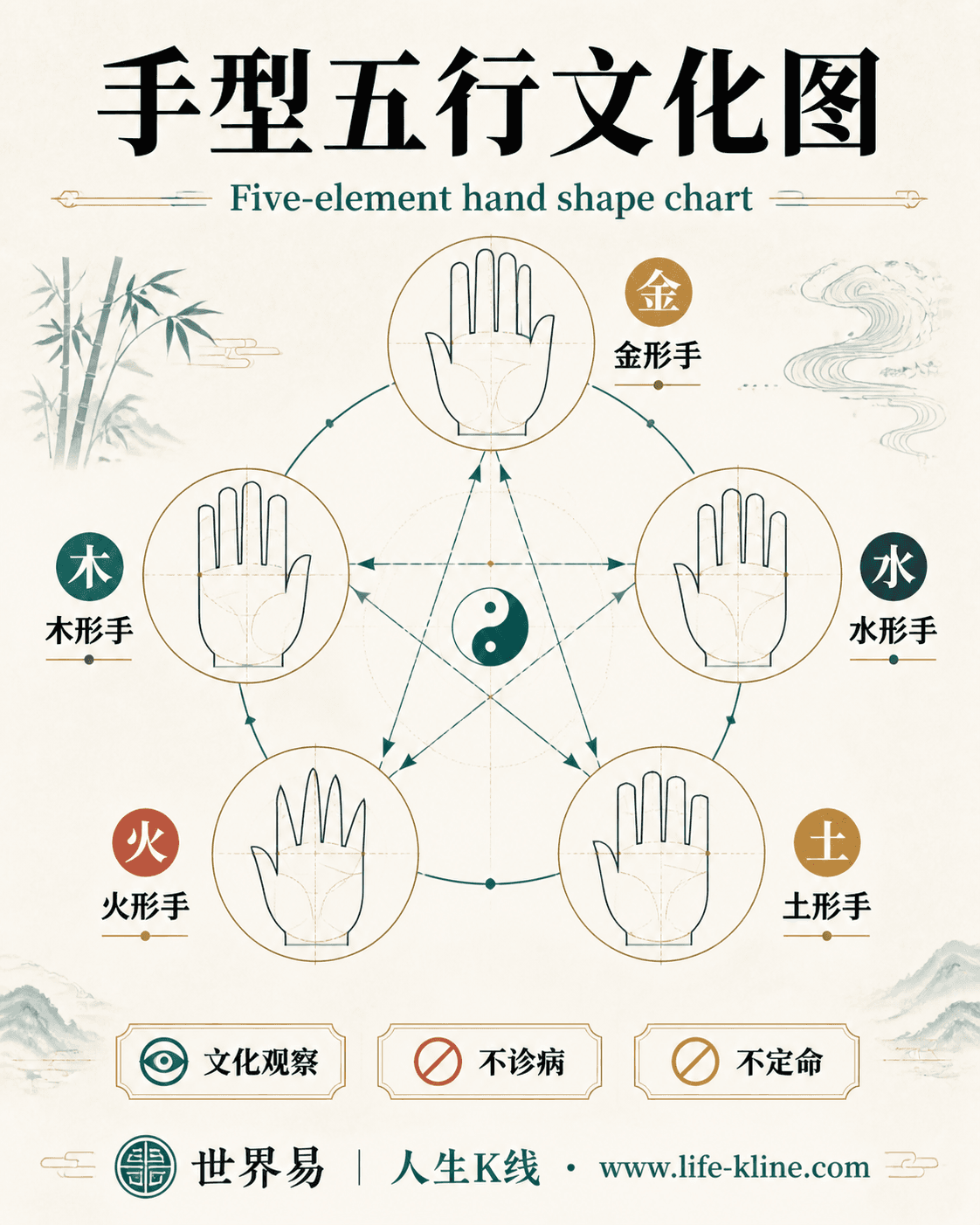 手型五行文化图手相图解,面向澳新华人的掌纹文化观察边界说明