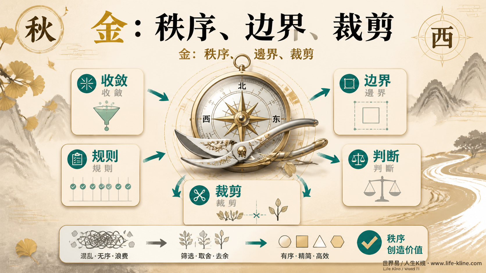 金元素秩序边界图说明收敛规则边界判断裁剪