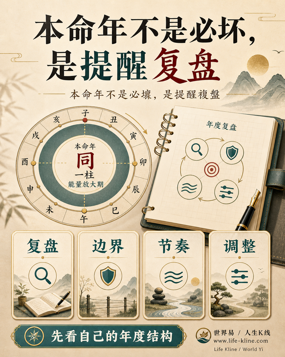 本命年复盘节奏图说明本命年不是必坏而是复盘边界节奏调整