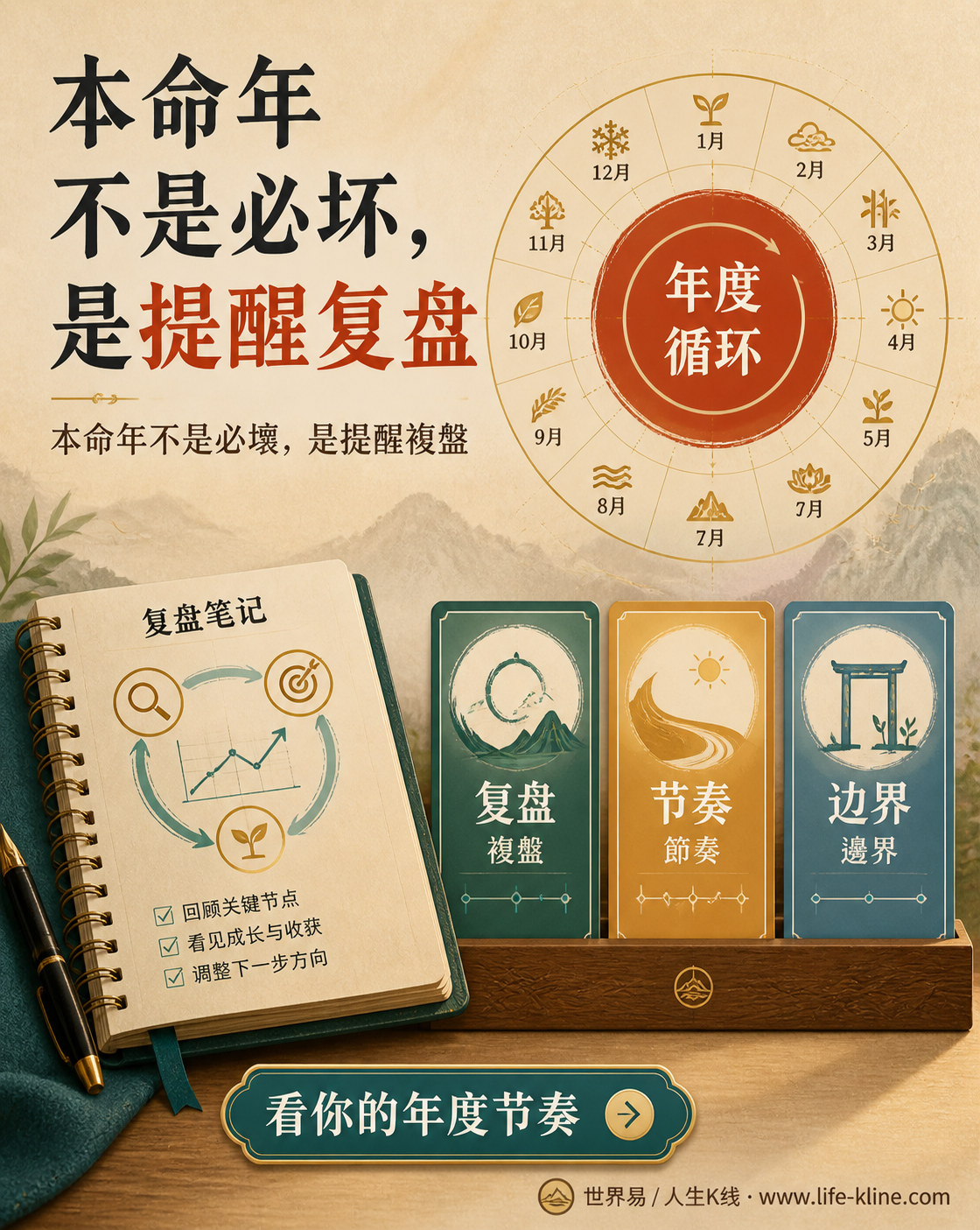 本命年传播封面说明本命年不是必坏而是复盘和节奏调整